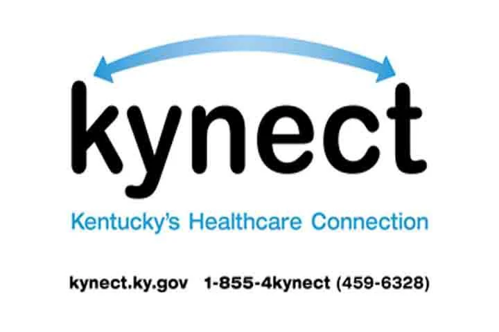 Kynect logo with phone number